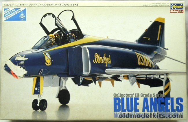 Hasegawa 1/48 Blue Angels F-4J Phantom II Collectors High Grade Series, CH4 plastic model kit